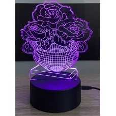 3D stolní lampa DD-026
