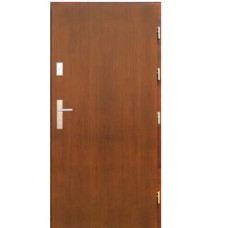 Venkovní vchodové dřevěné dveře Panelové DP-17