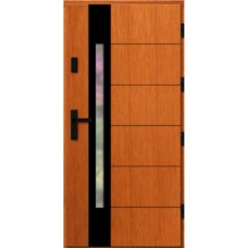 Venkovní vchodové dřevěné dveře Panelové DPI-23