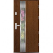 Venkovní vchodové dřevěné dveře Panelové DPI-24