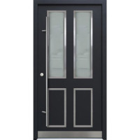 Ocelové/hliníkové domovní dveře DS92 - Motiv DS09